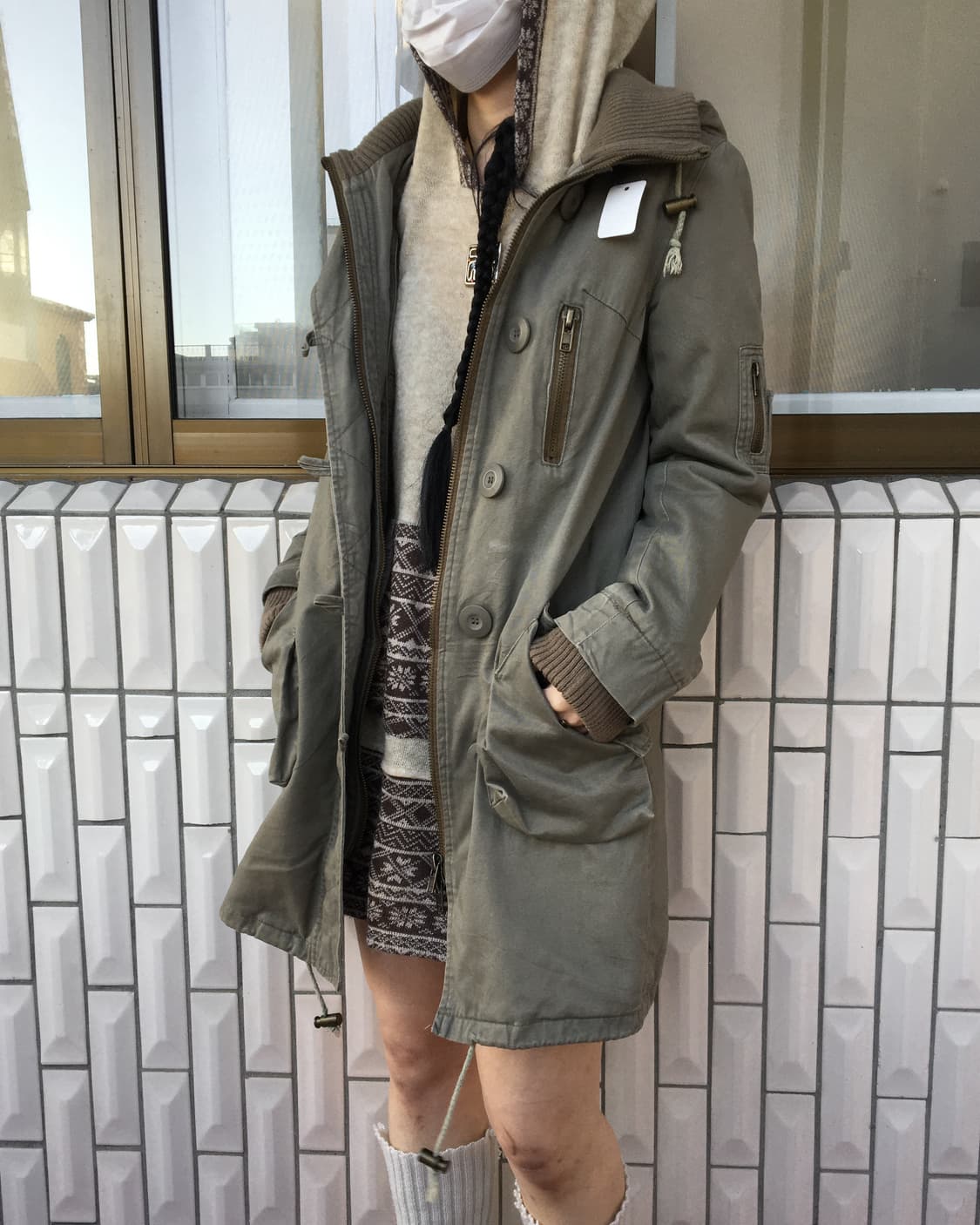 High neck filed jacket 상품이미지8