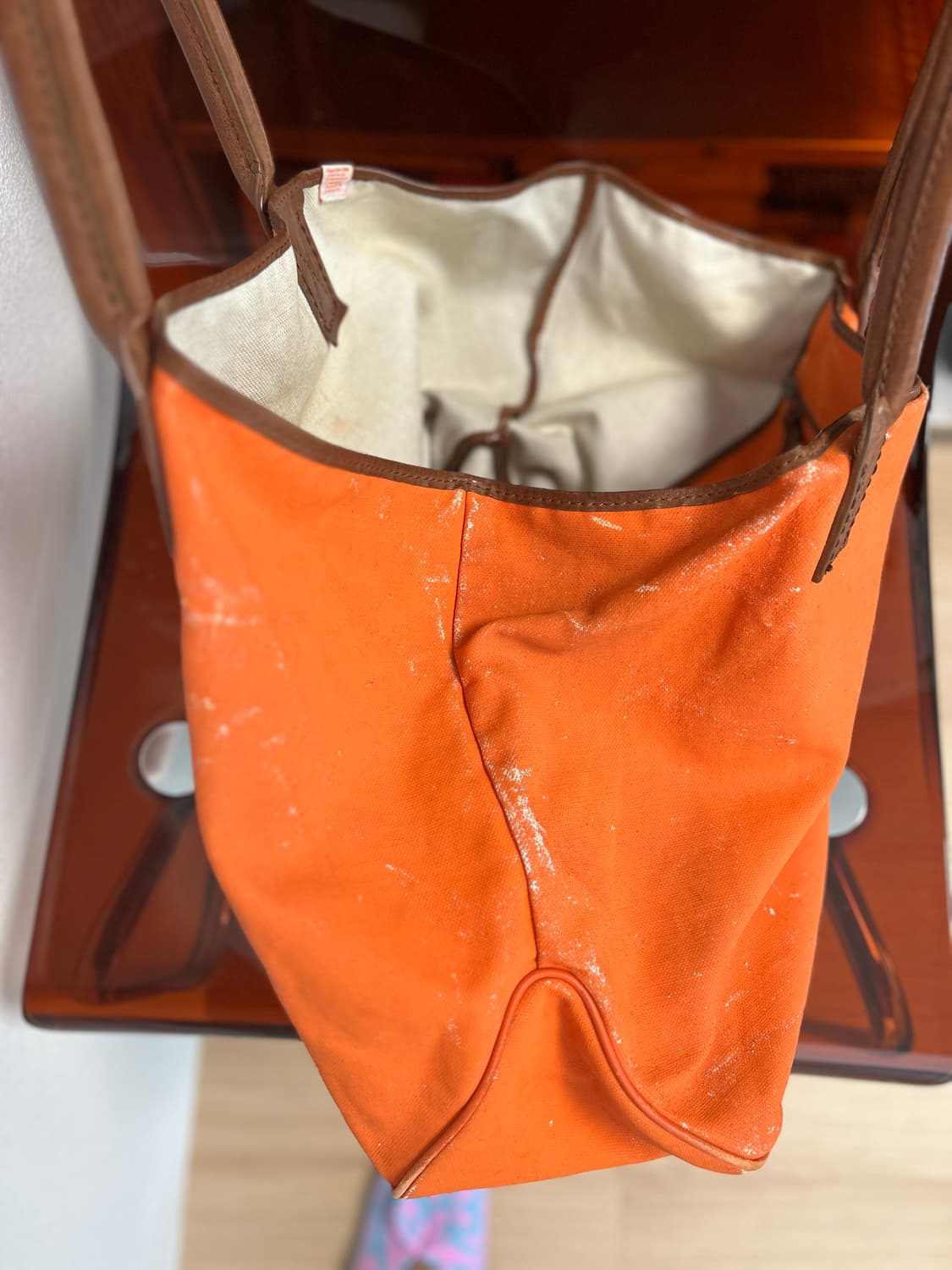 VISVIM 올드비즈빔 오렌지 호머 캔버스 토트백 상품이미지7