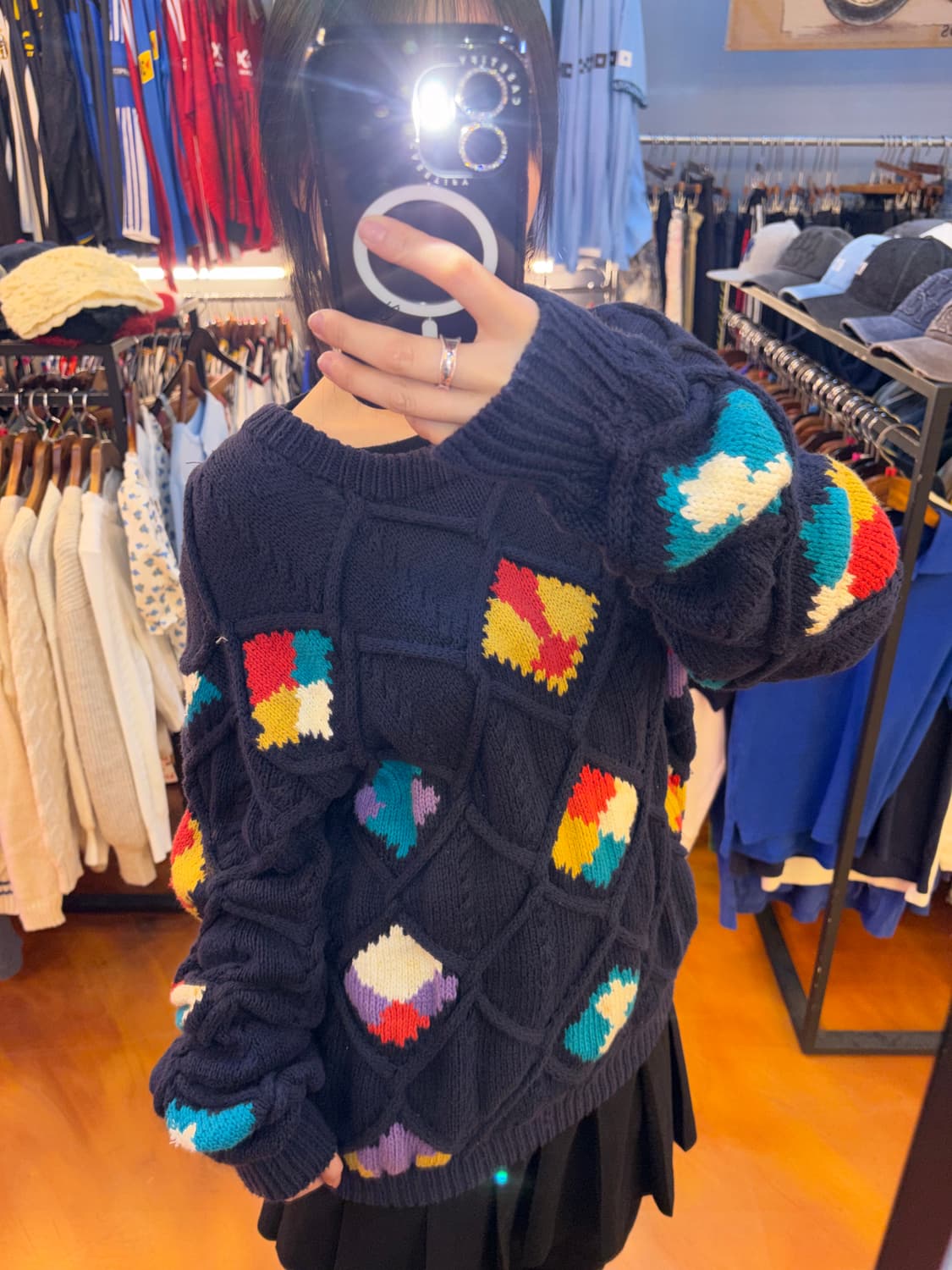 PRIMITIF 패치워크 니트 상품이미지1