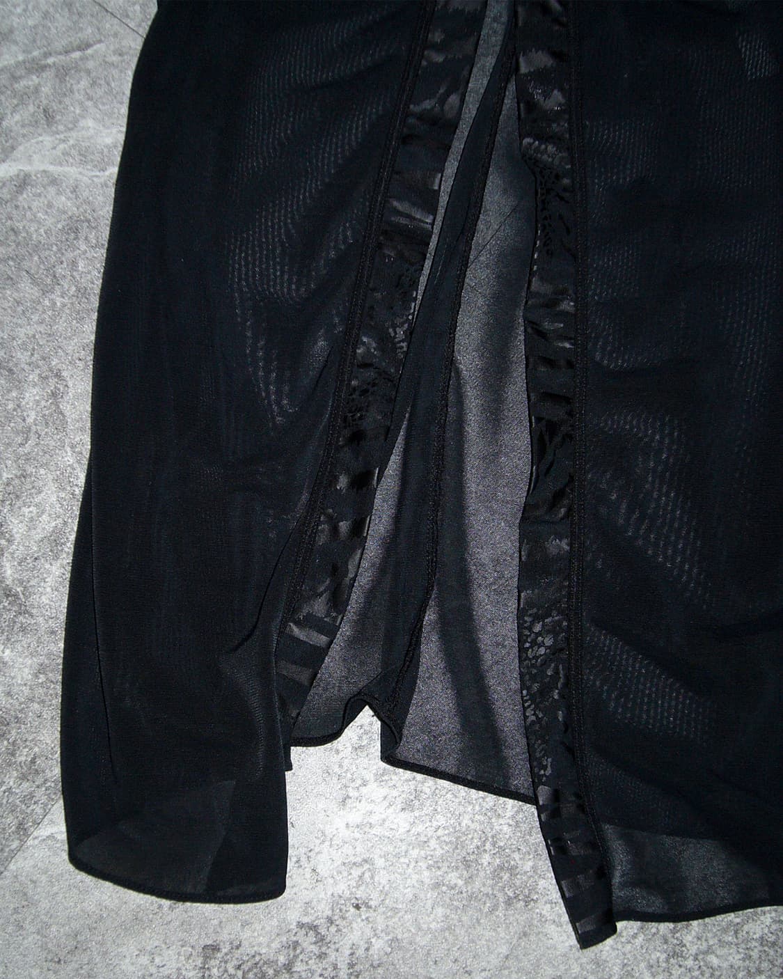 Black Sheer Leopard Top 상품이미지4