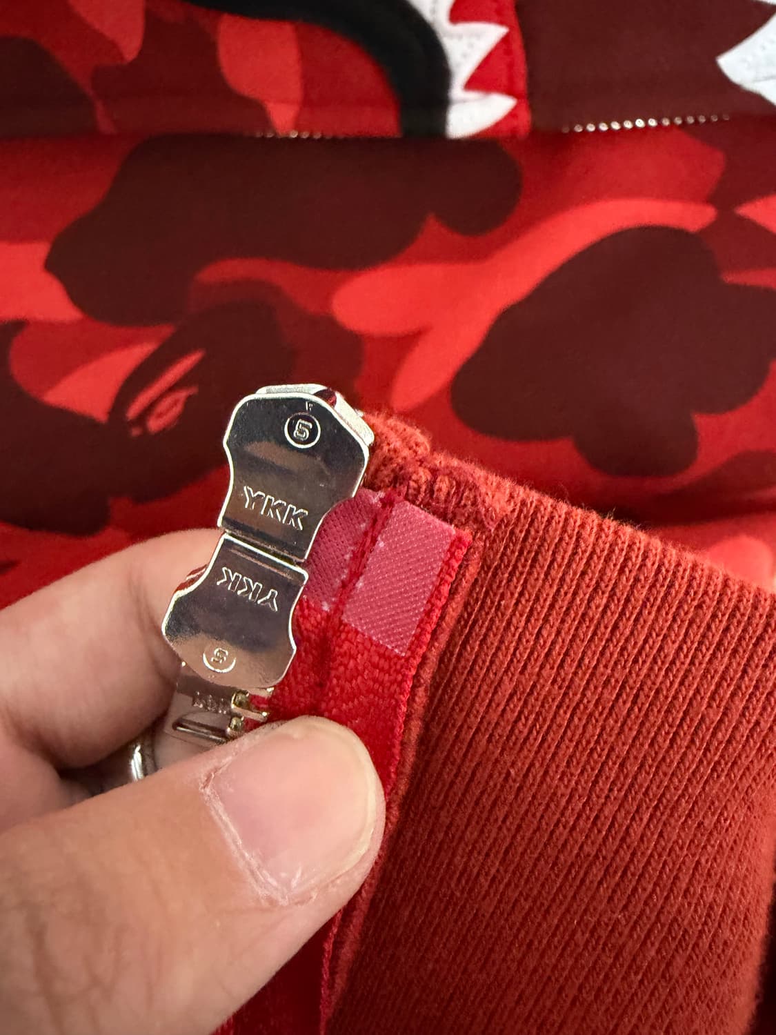 베이프 적계 샤크후드(후드집업) 급처 상품이미지5