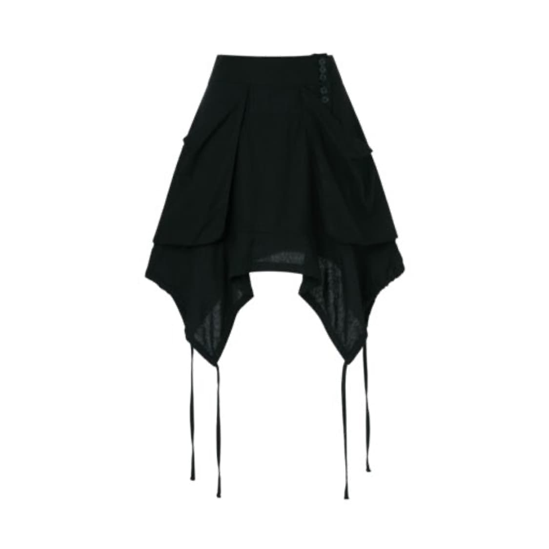 코이세이오 페어리 스트링 스커트 블랙 1사이즈 상품이미지1