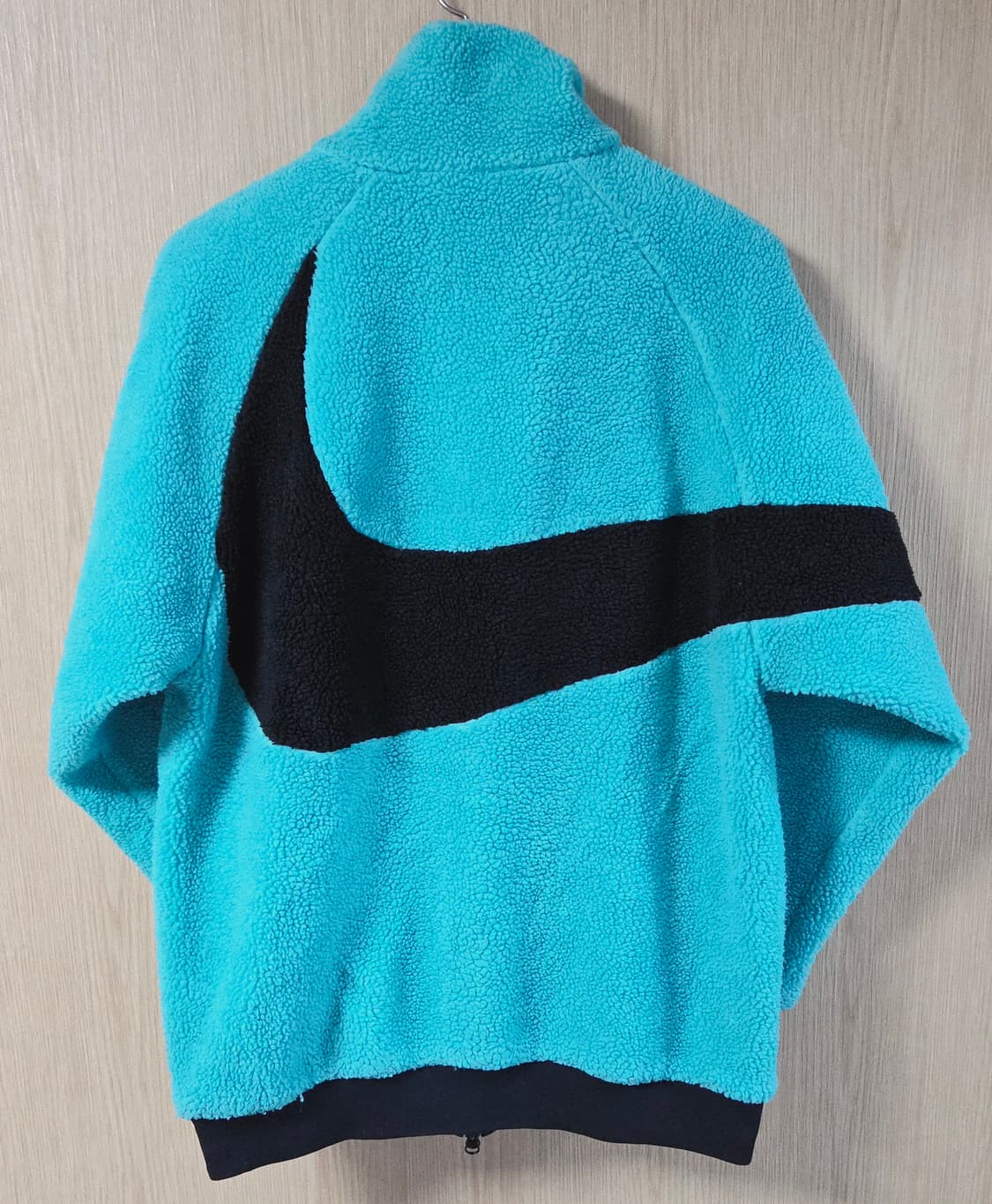 (착샷) 나이키 후리스 리버시블 민트 블랙 상품이미지7