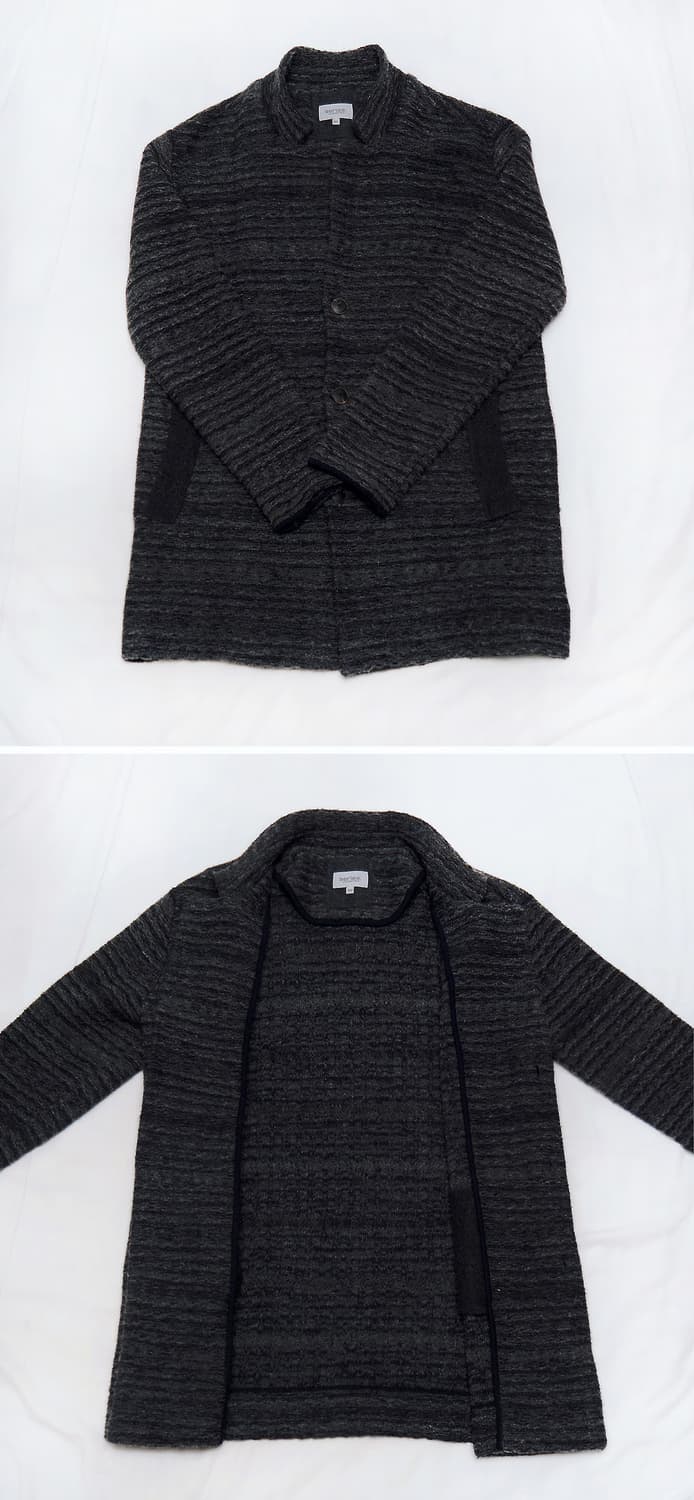 시리즈 (series) 부클 트위드 니트 가디건 롱자켓 (100-105) 상품이미지3