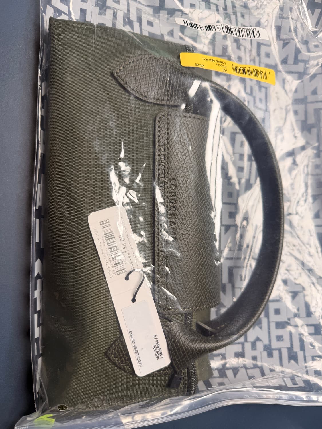 롱샴 보스턴 가반 르 플리아쥬 그린 XL 새상품 상품이미지1