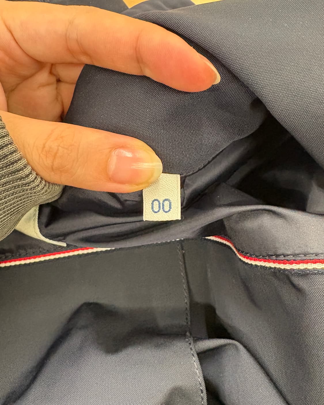 몽클레어 네이비 폴리에스테르 마린 자켓 상품이미지10