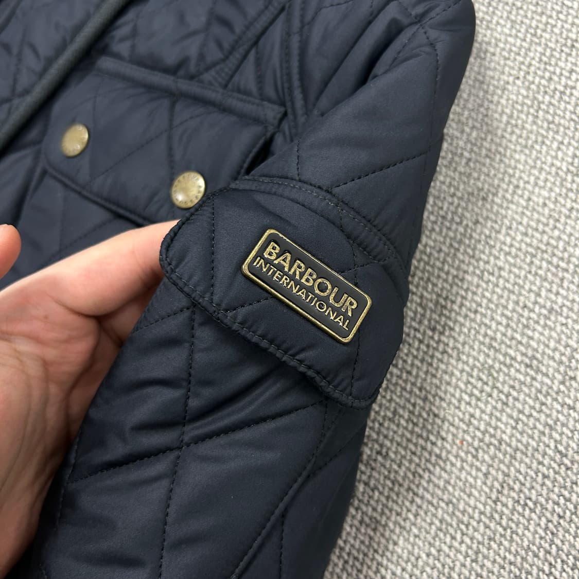 바버 우먼스 투어러 네이비 퀼팅자켓(8) 상품이미지4