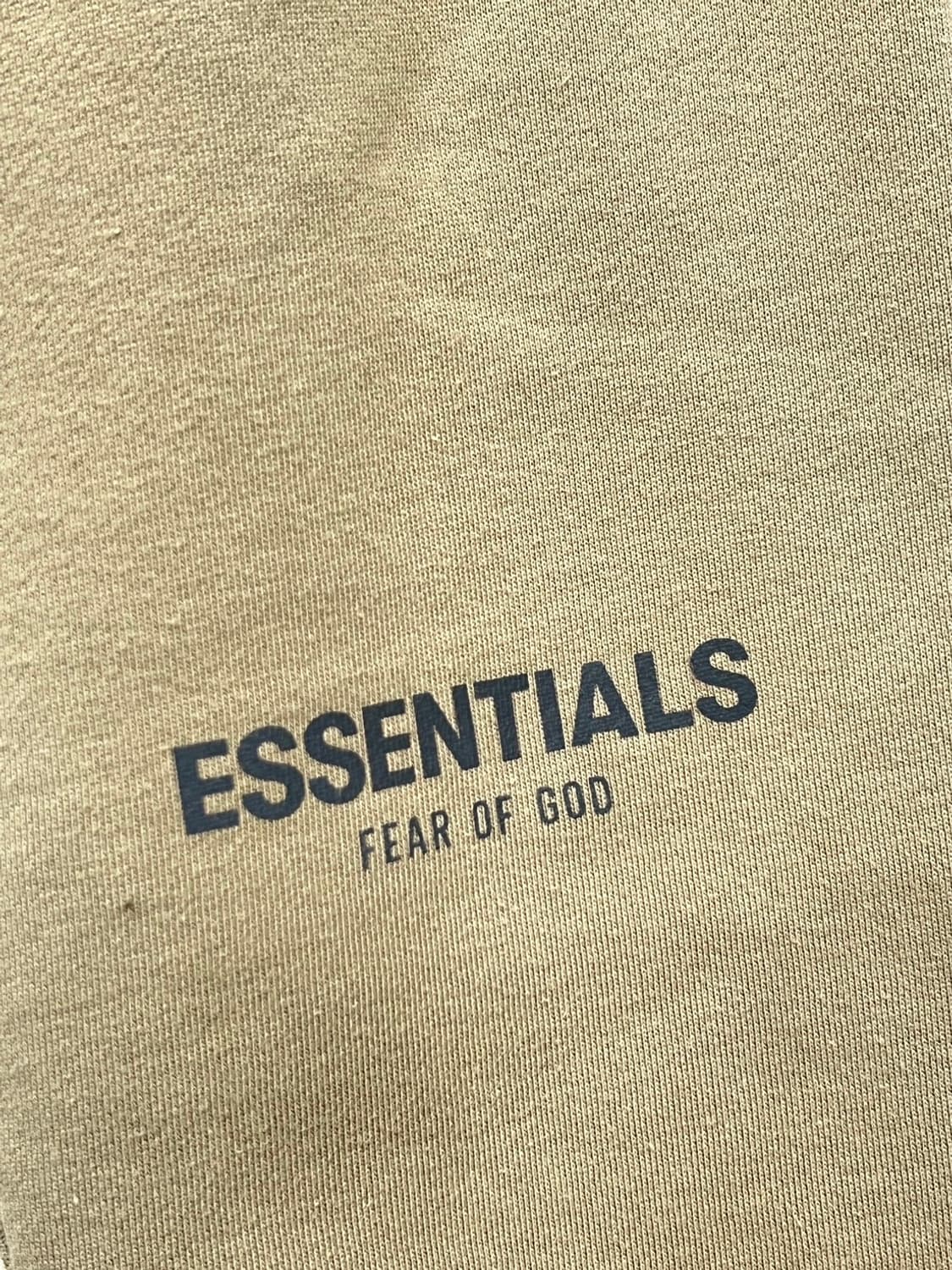 피어오브갓 에센셜 로고 피스타치오 기모 조거 팬츠 상품이미지4