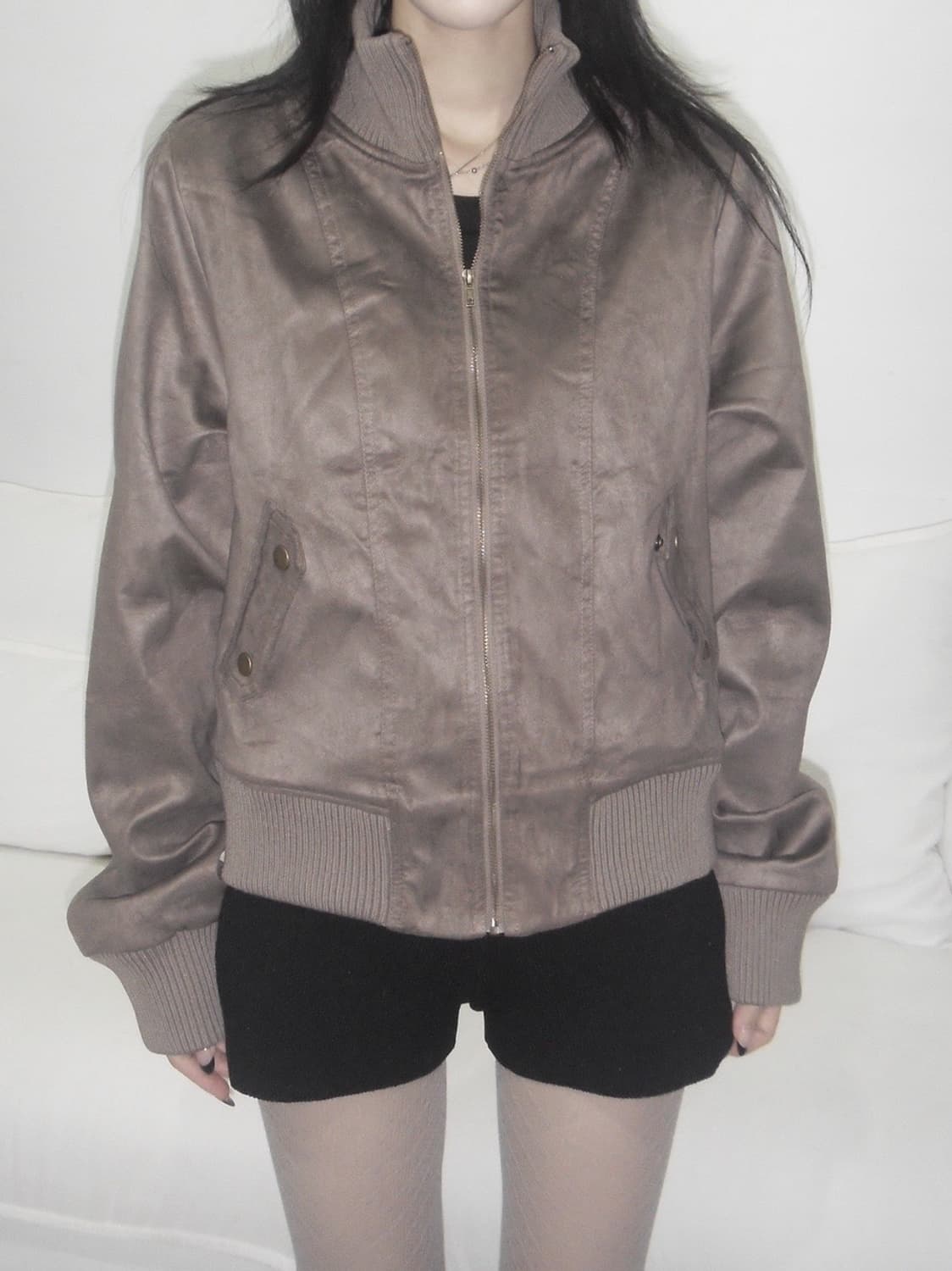 새상품) 슬립오버 vintage hailey jk (브라운) 상품이미지4