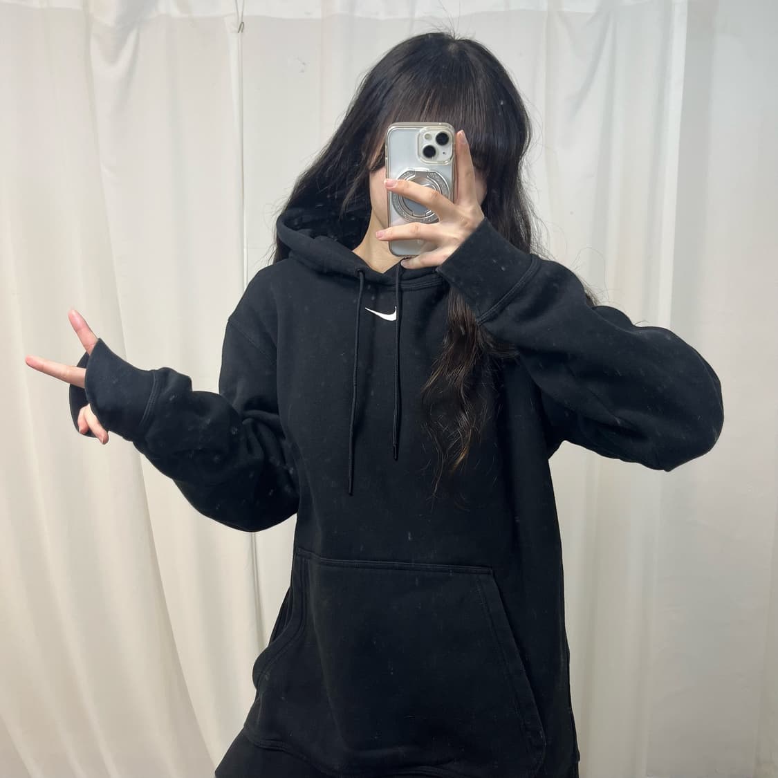 Nike Black Hoodie 상품이미지2