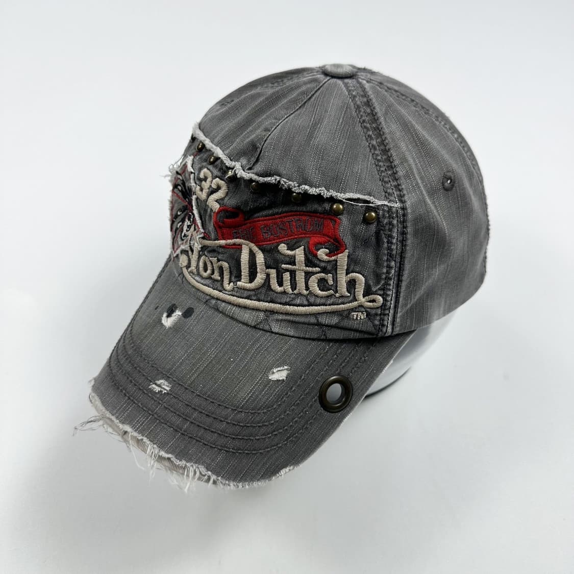 본더치 레트로 차콜 볼캡 모자 상품이미지1
