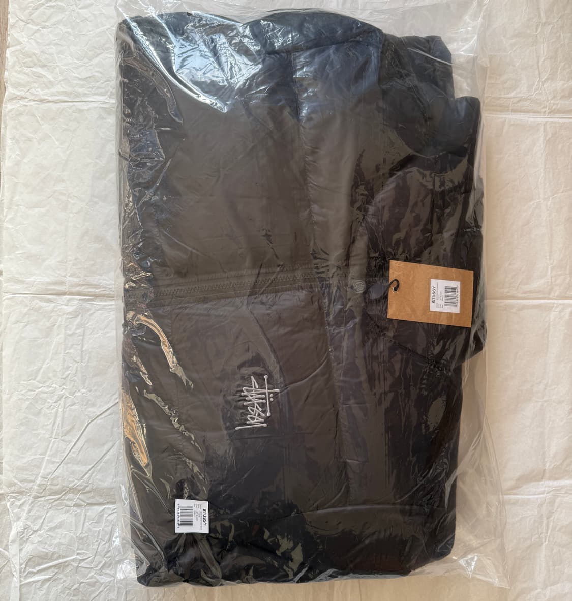 스투시 다운 자켓 블랙 스몰 사이즈 상품이미지4
