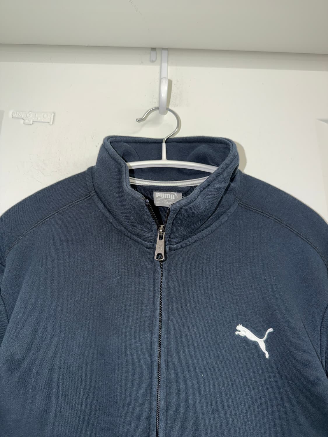 일본빈티지 푸마 블랙 코튼져지 상품이미지5