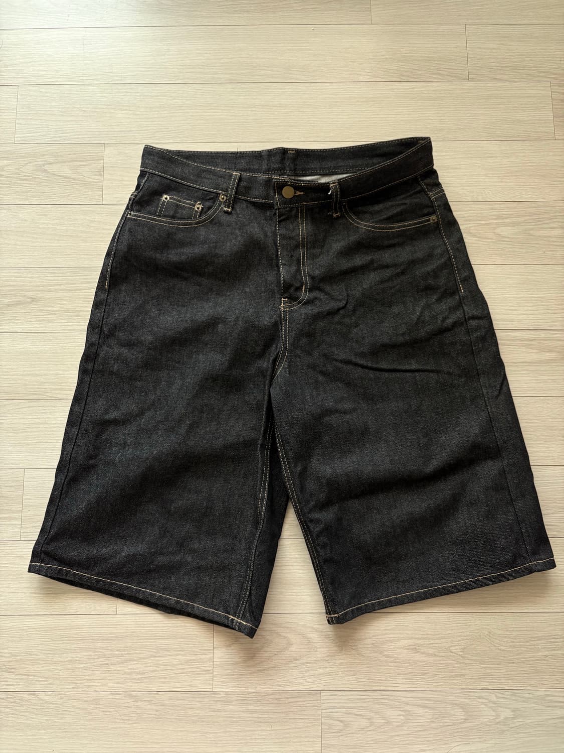 보이롱페이스 데님쇼츠 상품이미지2