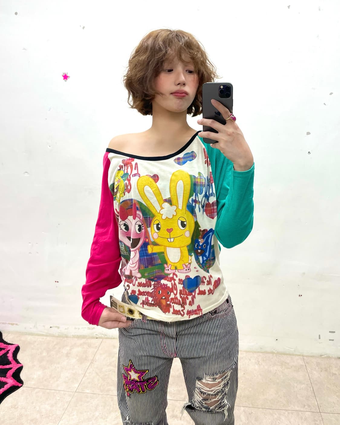 Rabbit cutie multi long sleeve 상품이미지1