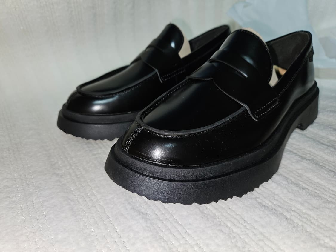 캠퍼 월든 레더 로퍼 블랙 Unisex  상품이미지6