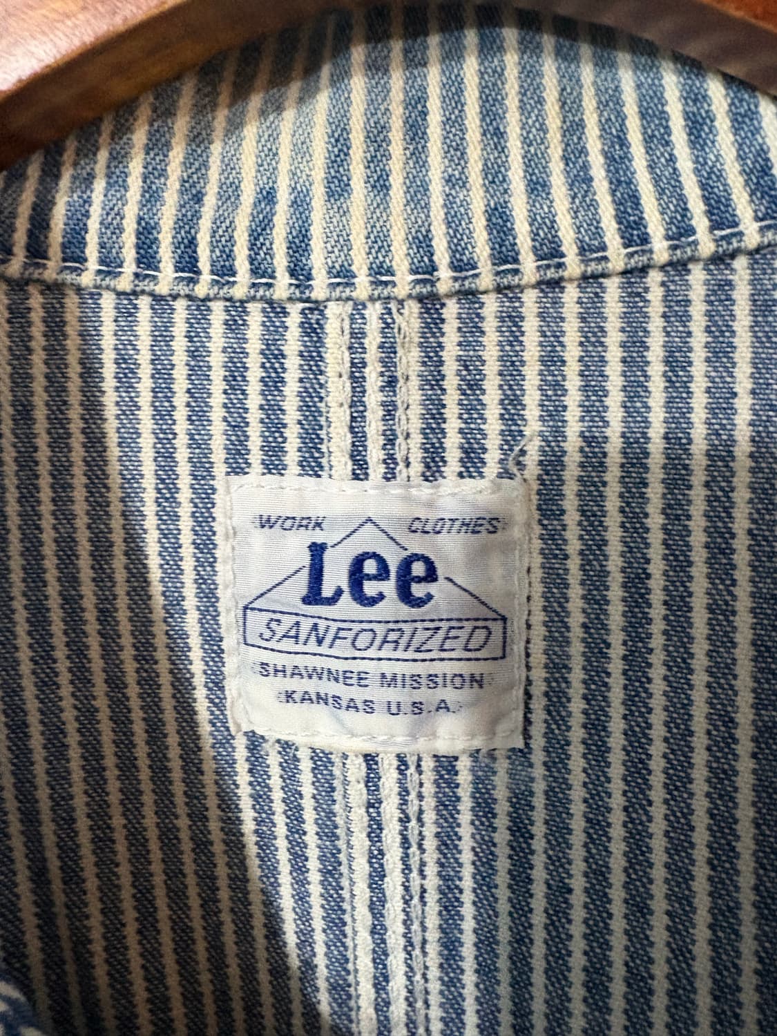 90’s Lee japan hickory coverall Jacket. 상품이미지5