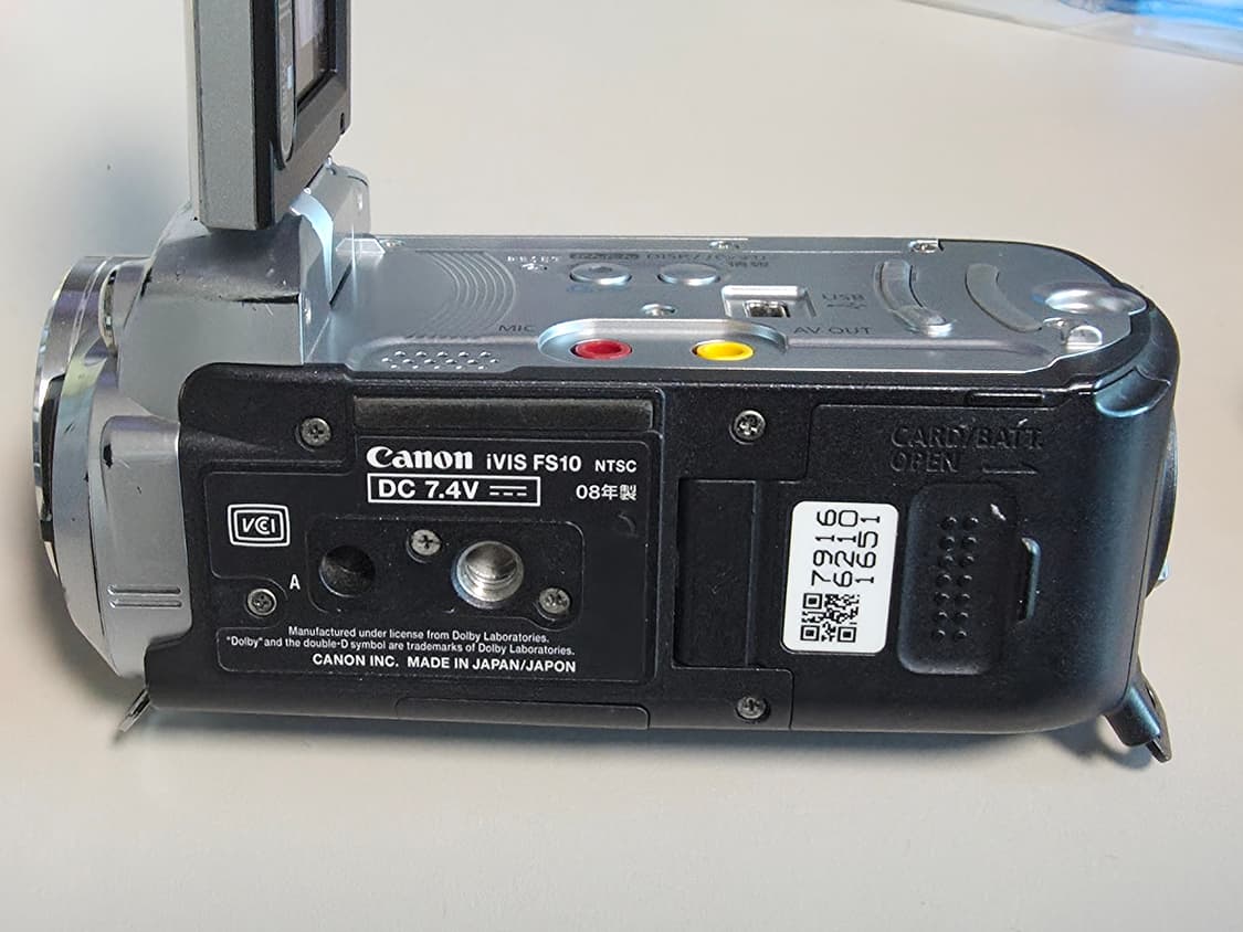 캐논 IVIS FS10 빈티지 디지털캠코더 상품이미지4