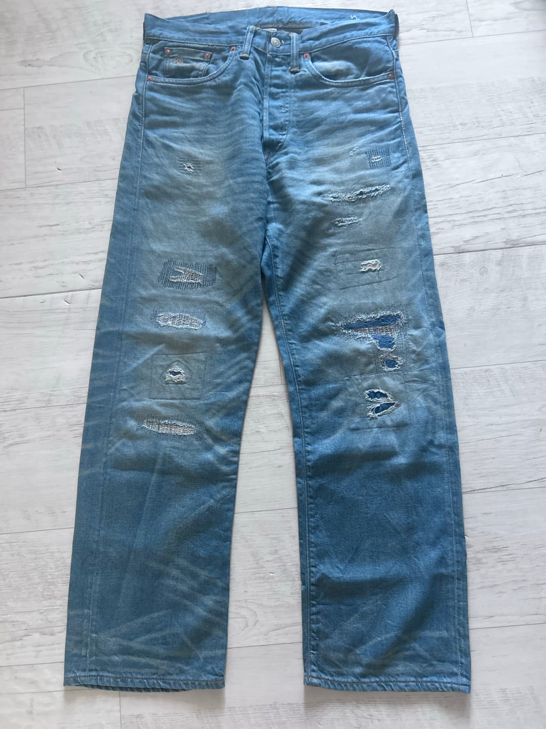 Rrl 빈티지 파이브 포켓 플레인필드 데님 30x30 상품이미지1