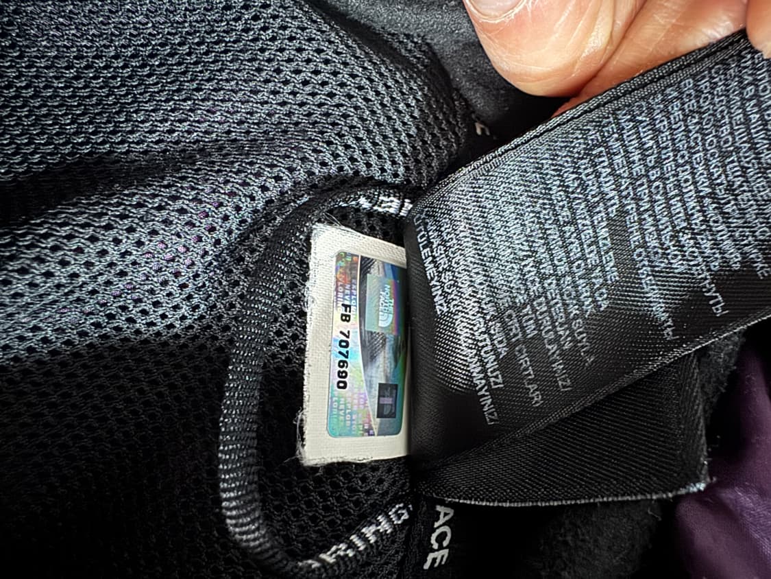 노스페이스 가벼운 등산 후드 바람막이 퍼플 상품이미지6