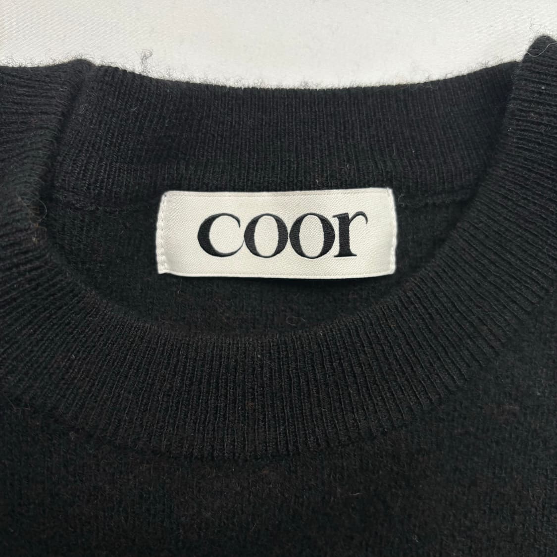 쿠어 블랙 울 니트 L 상품이미지7