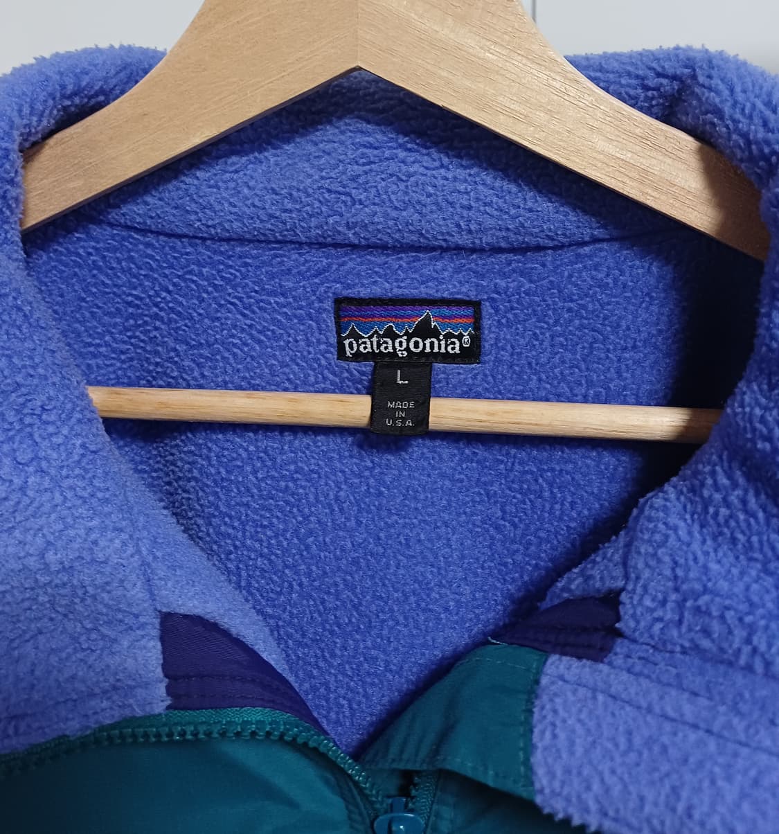 🇺🇸 [L] 파타고니아 쉘드 신칠라 봄버 자켓 틸 / 퍼플 블루 상품이미지5