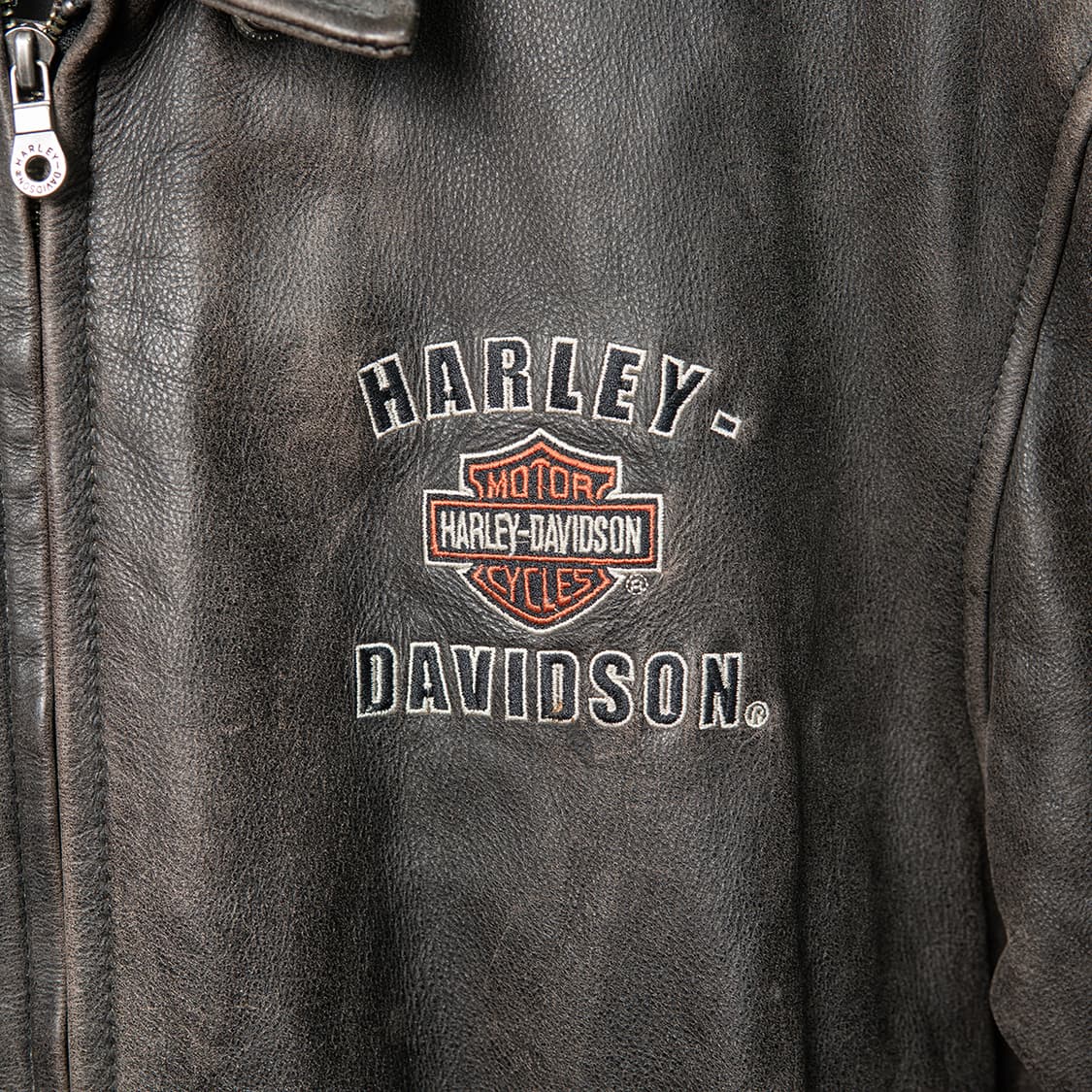 [3XL] 00s 할리데이비슨 리얼 레더 싱글라이더 자켓  상품이미지5
