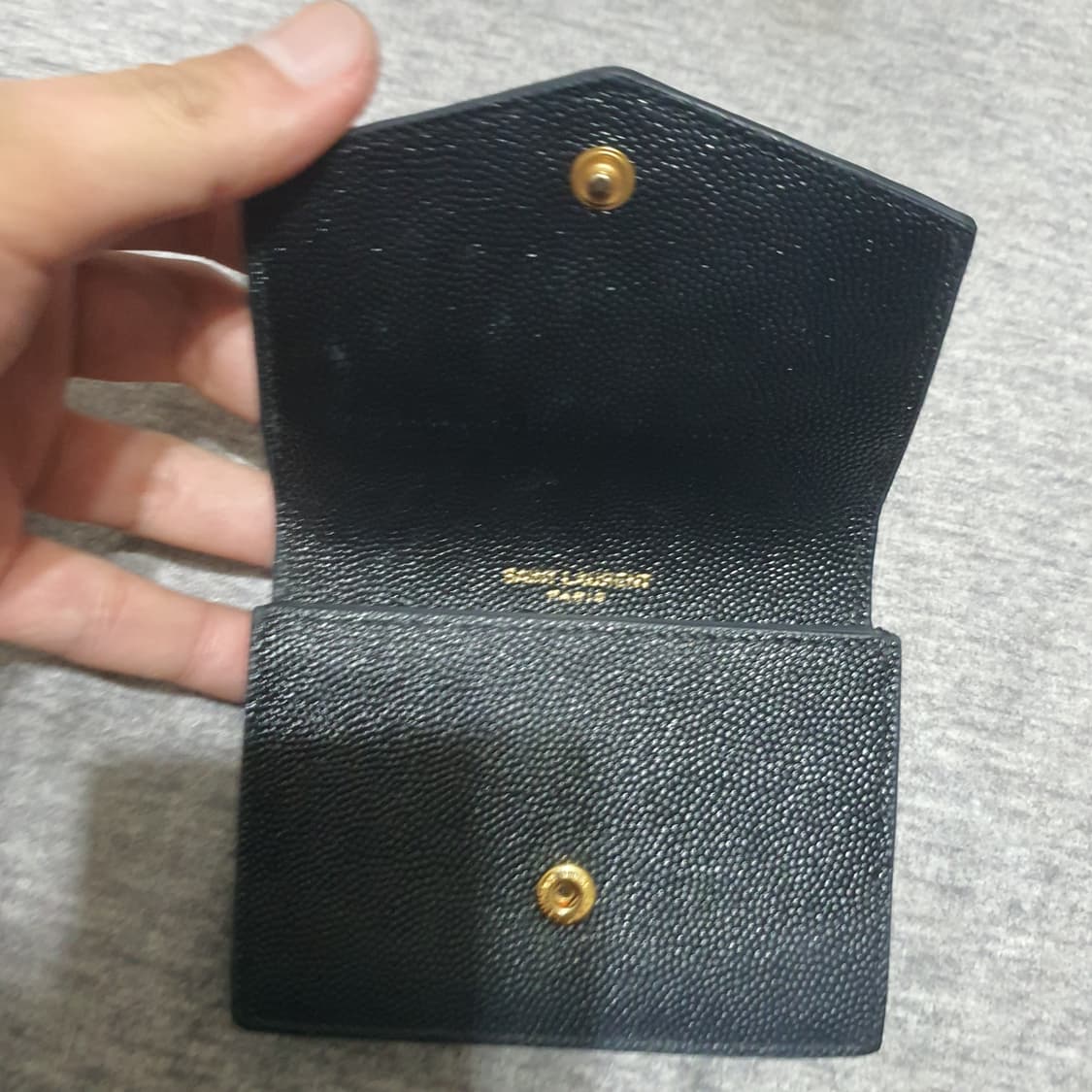 정품 입생로랑 아코디언 명함 카드지갑 상품이미지6