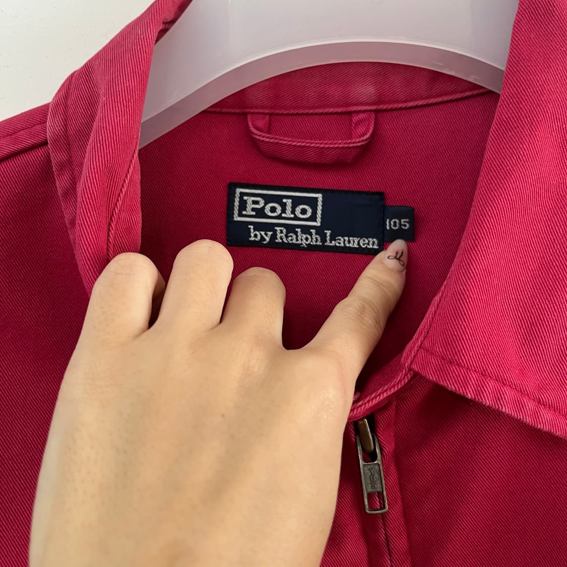 폴로 랄프로렌 90s 딥레드 스윙톱 블루종 자켓 상품이미지6