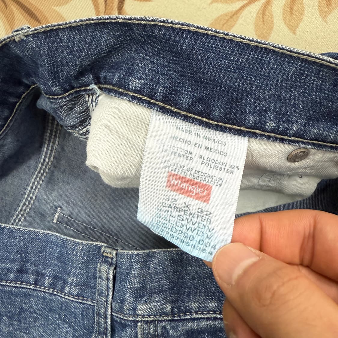 (32)랭글러 Wrangler 싱글니 카펜터 데님팬츠 상품이미지5