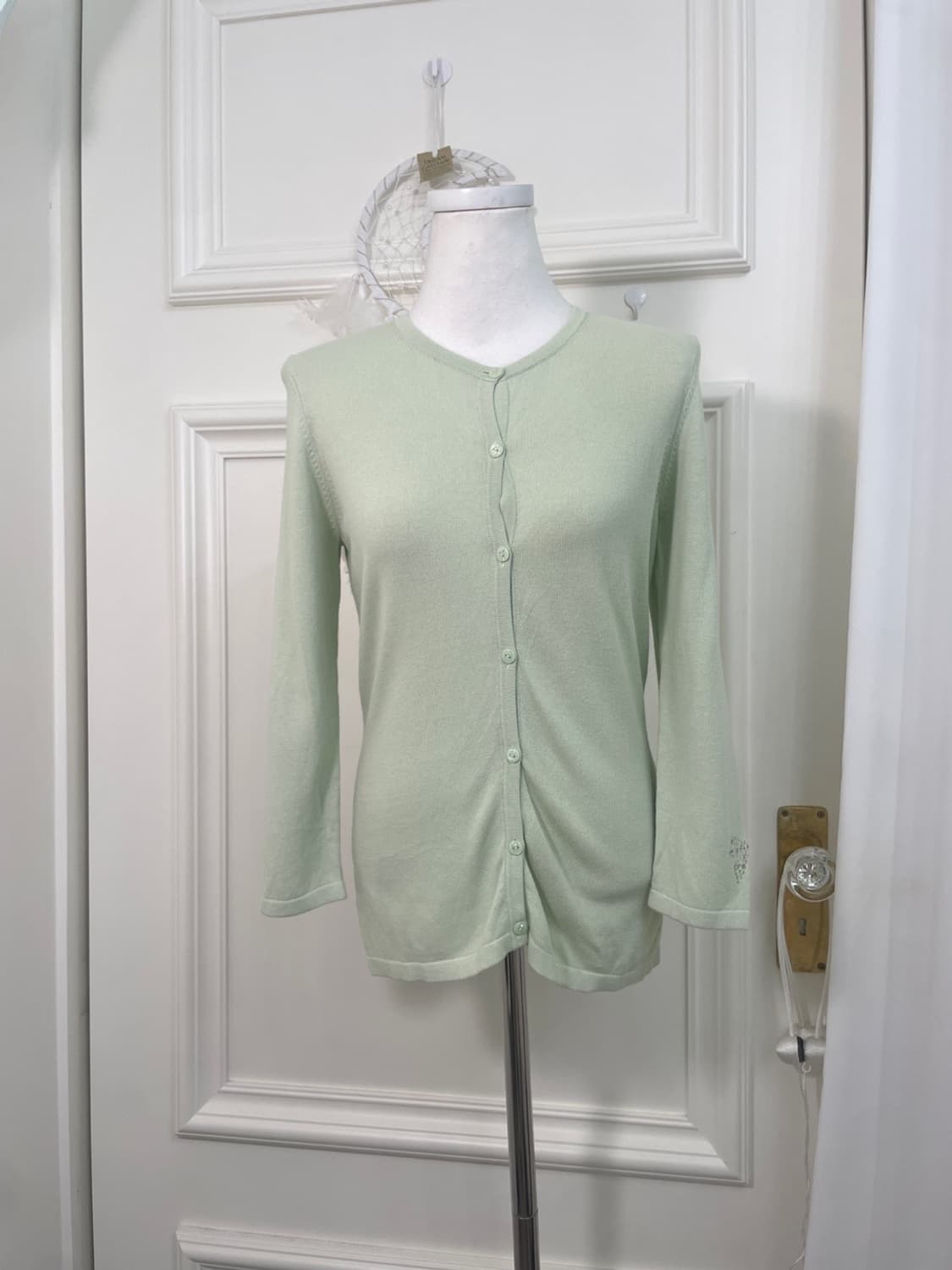 light green sleeve cubic summer cardigan 상품이미지1
