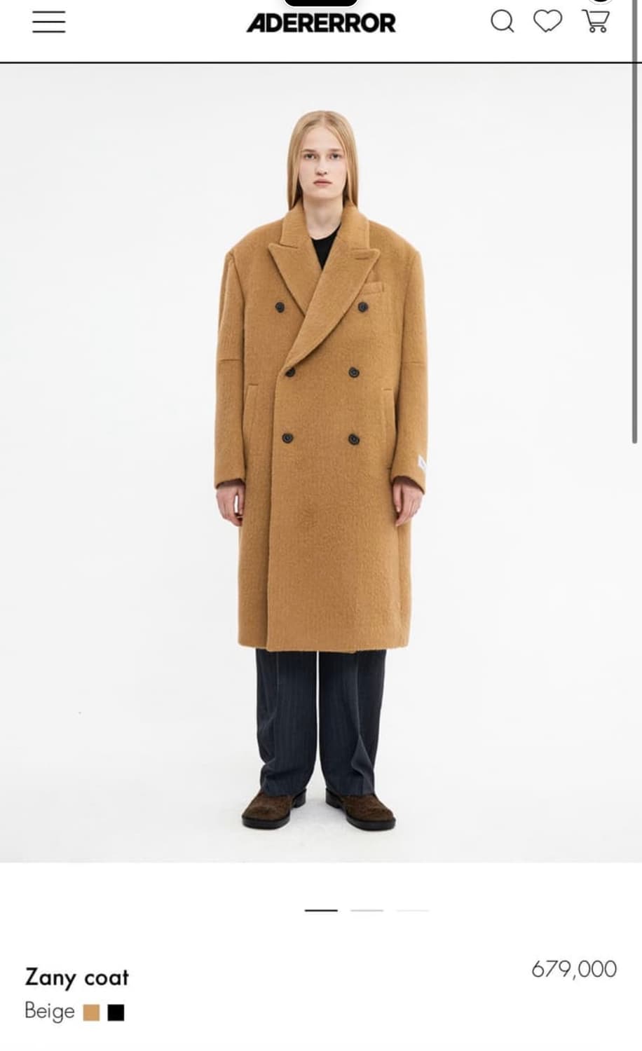 ADER 코트 a2 상품이미지1
