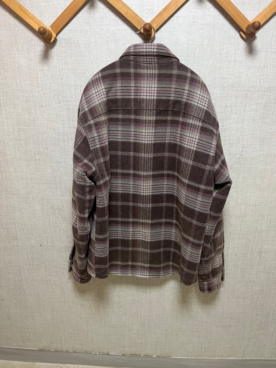 스투시 헤비 워시드 플레이드 셔츠 상품이미지2