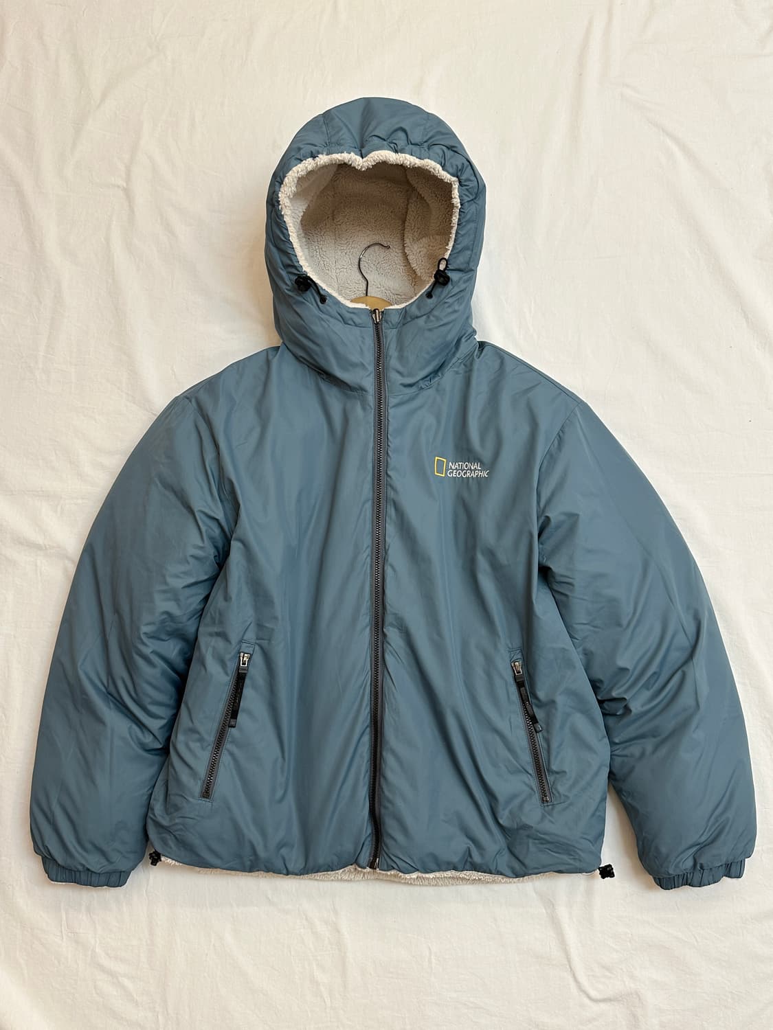 내셔널지오그래픽 뽀글이 후리스 양면패딩 상품이미지2