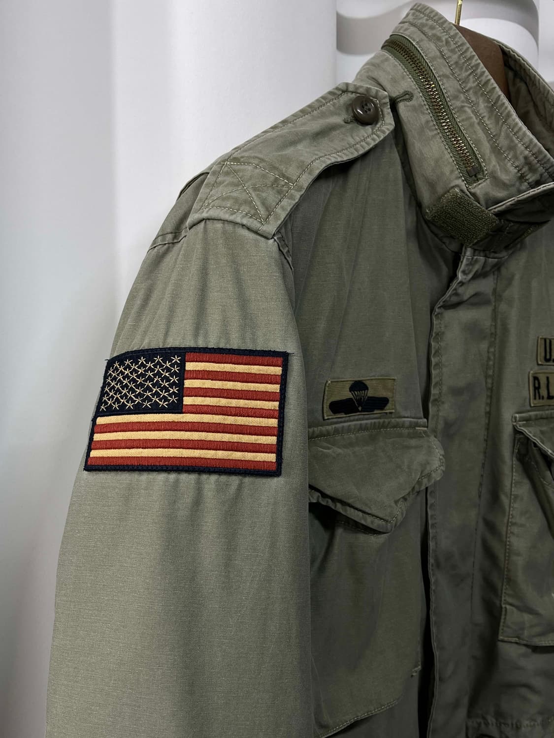 폴로 랄프로렌 공수부대 m-65 유틸리티 워시드 필드자켓 상품이미지7