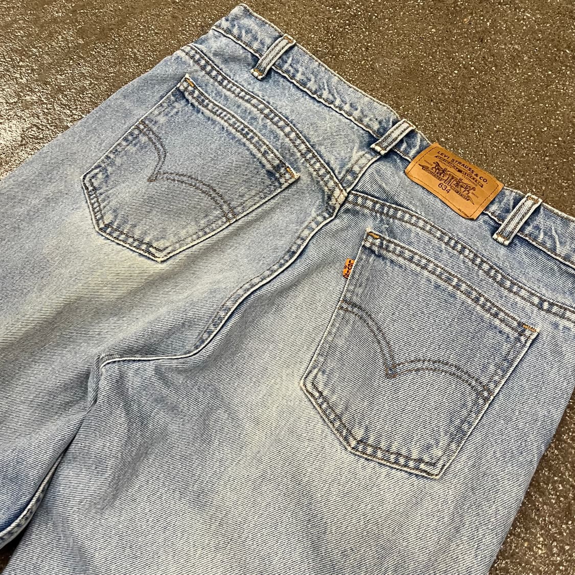 90s Levis634 오렌지탭 데님 팬츠(33“) 상품이미지3