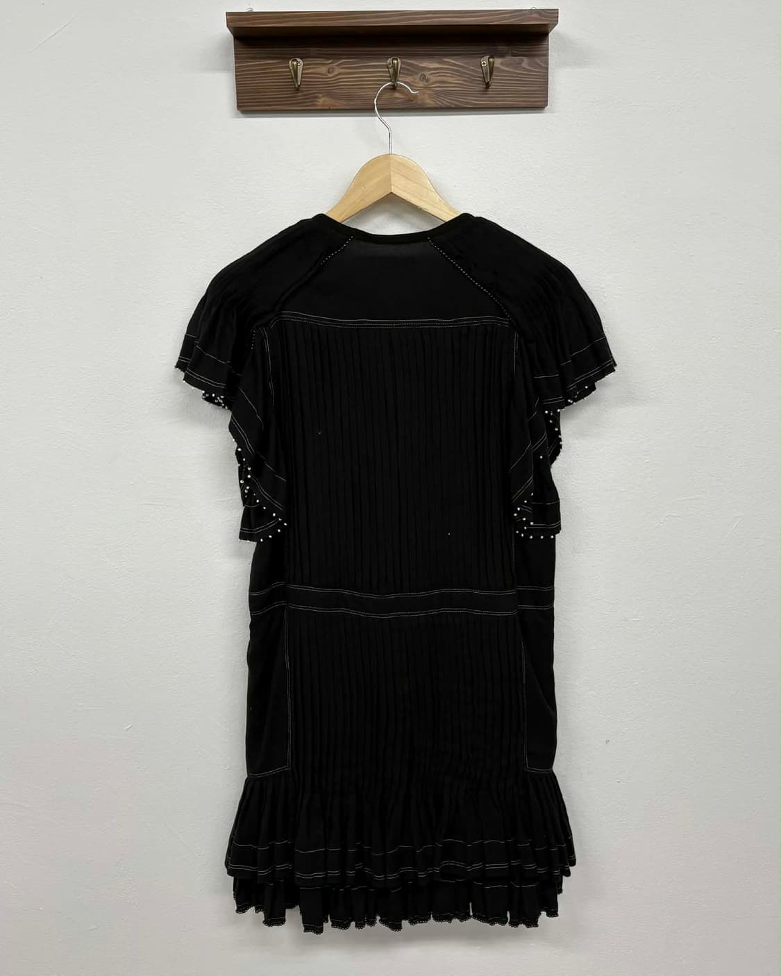 [36] 이자벨마랑 플리츠 크레이프 코튼 실크 미니 드레스 상품이미지2