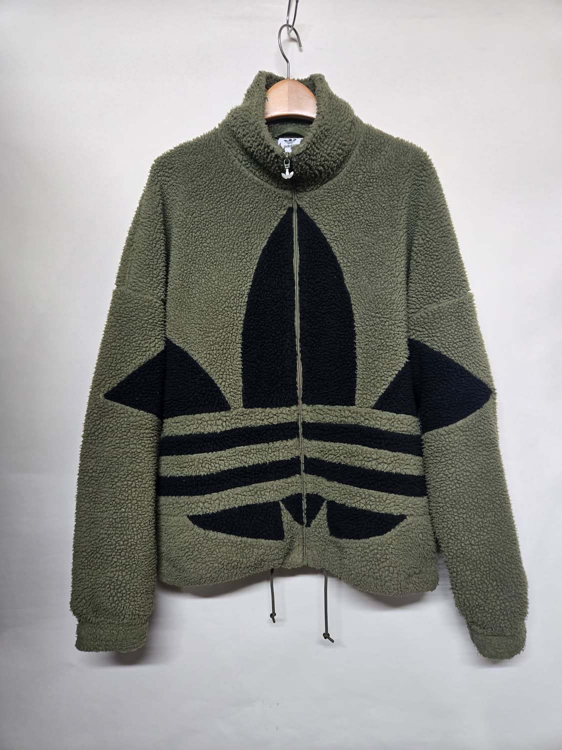 아디다스 빅 트레포일 셰르파 플리스 자켓 L 상품이미지1