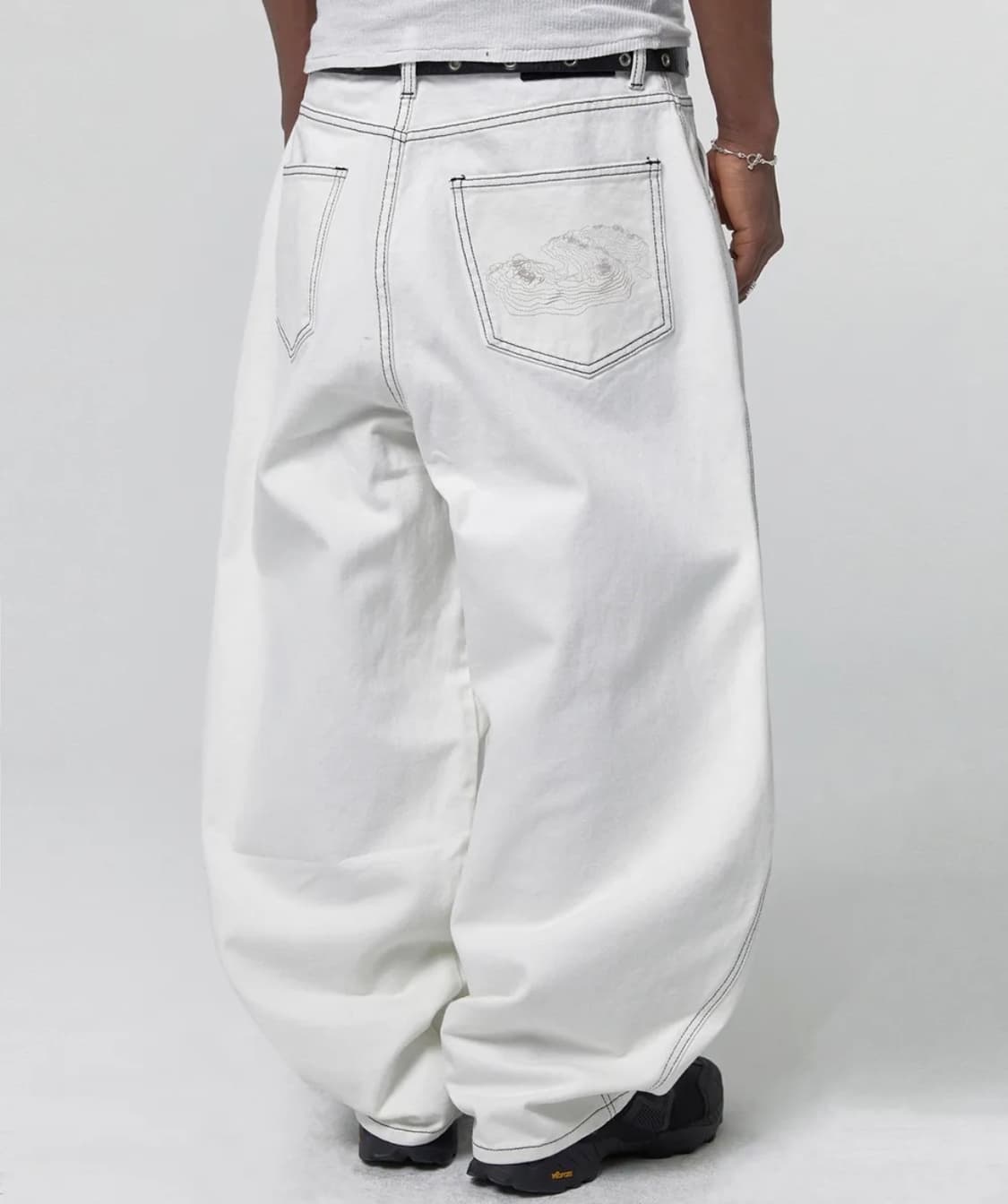 스웨이드 CONTOUR POCKET DENIM [WHITE] 상품이미지1