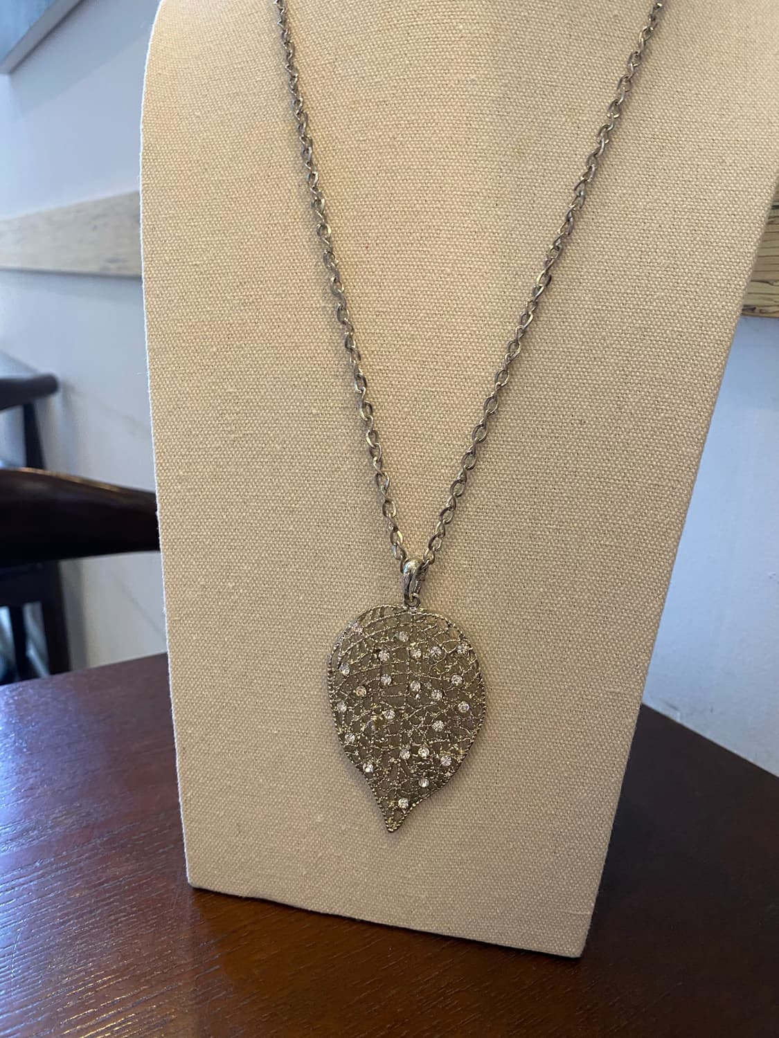 빈티지 잎사귀 리프 목걸이 상품이미지2