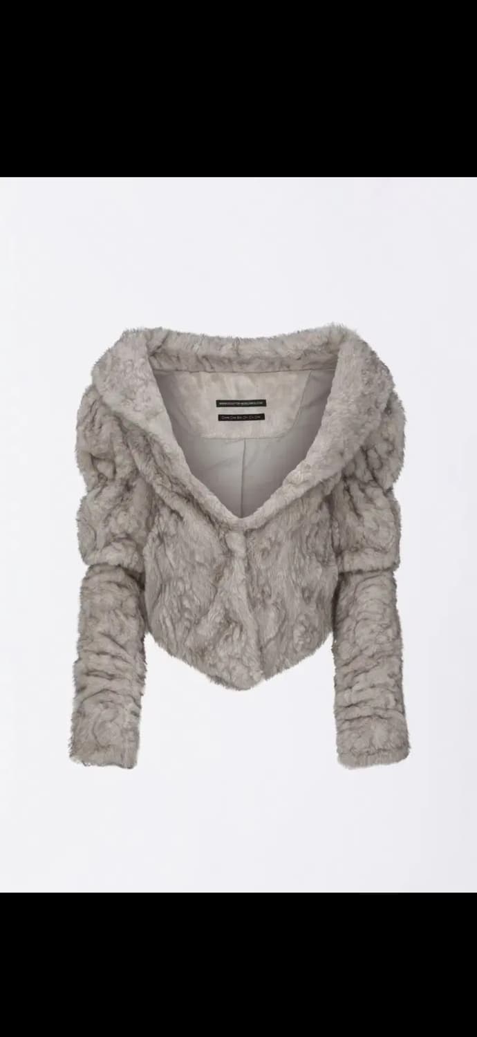 스컬프터 퍼 코르셋 자켓 Faux Fur Corset Jacket 상품이미지2