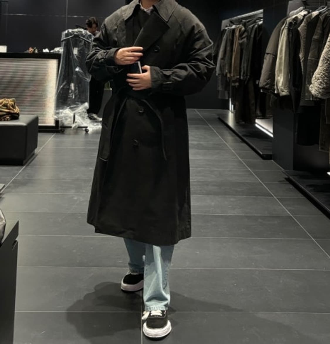 준지 트렌치 코트  상품이미지4