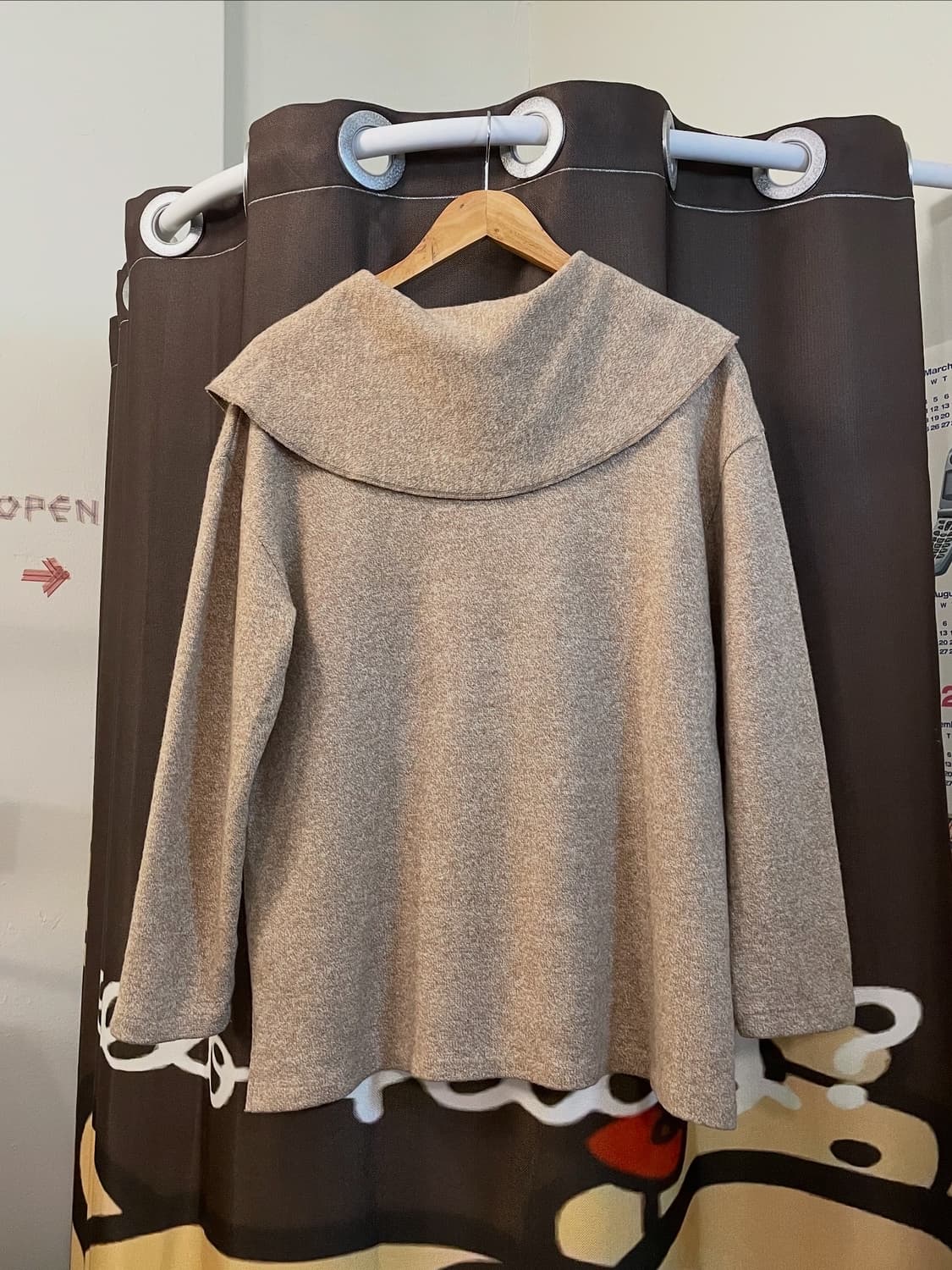 버튼 플랩카라 니트 [무배] 상품이미지6