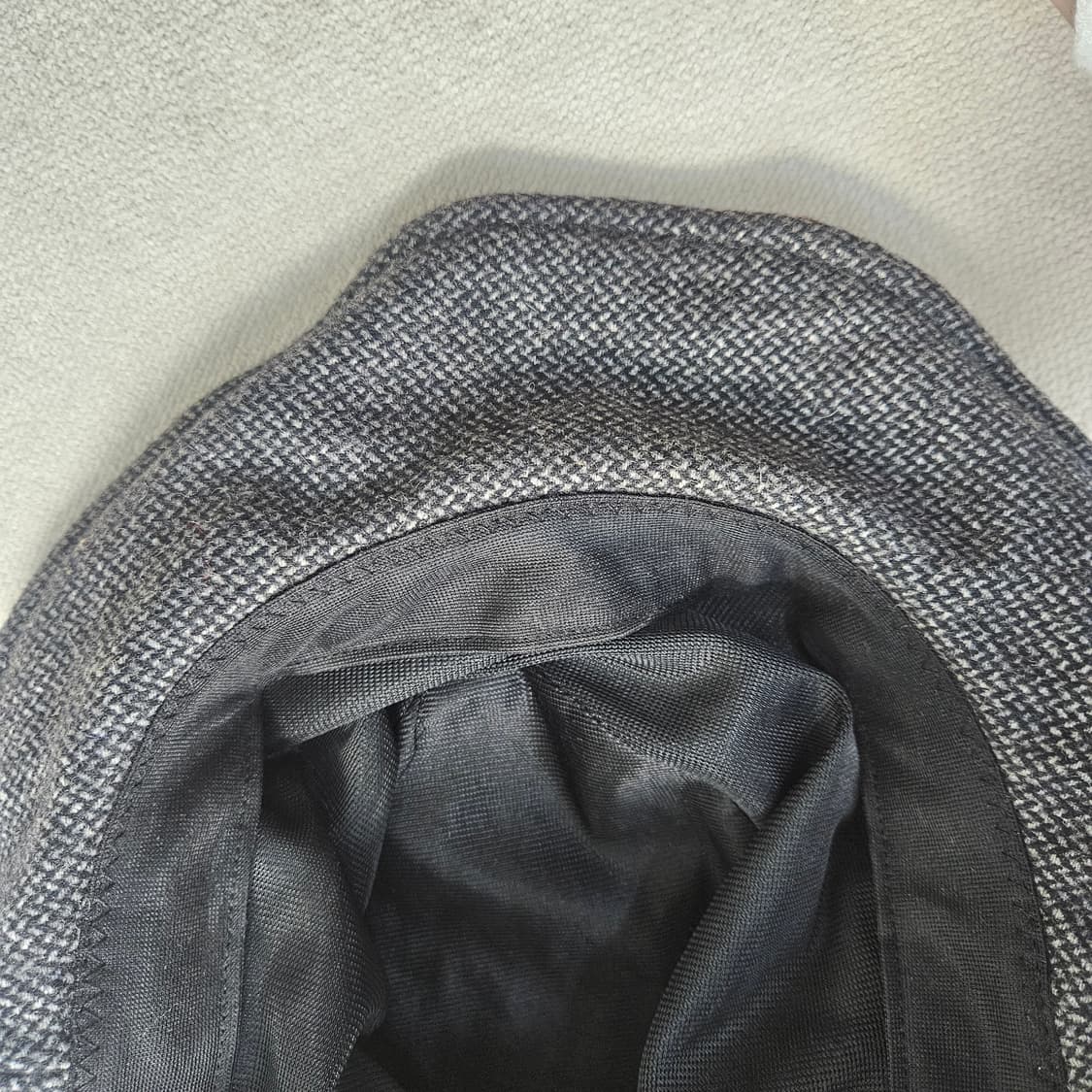 57.5 닥스 헤링본 버킷햇 모자 0326Y 상품이미지5