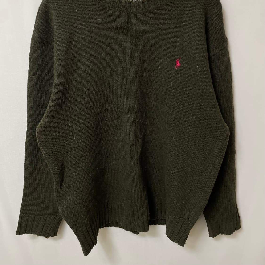[ L ] 폴로 랄프로렌 여성 울 라운드 니트 상품이미지5