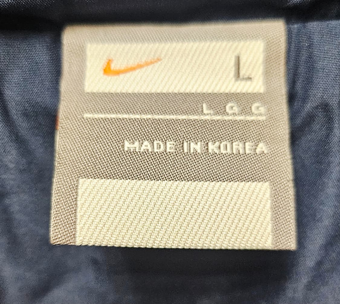 (100~105)L☆초대장급☆ 나이키 대한민국 국가대표 [네이비]바람막이 상품이미지2