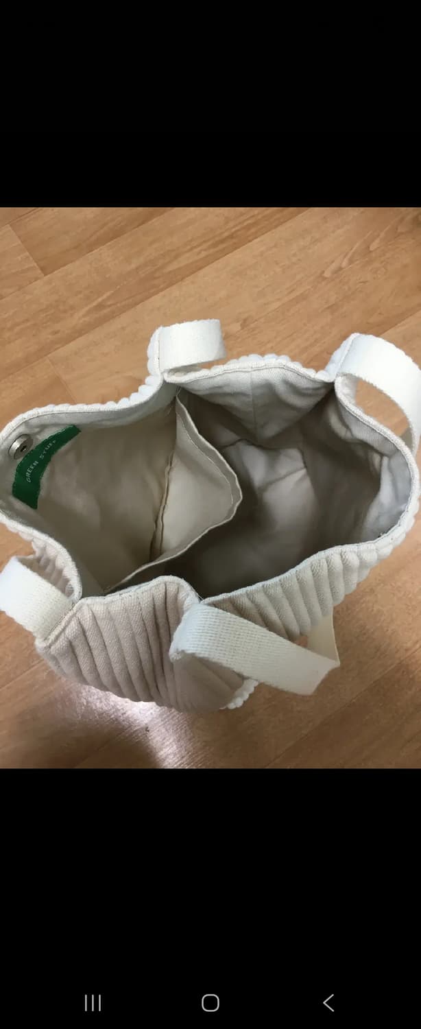 그린스터프 무심한듯 박시한 쇼퍼백 S 61 골지 코듀로이 상품이미지2