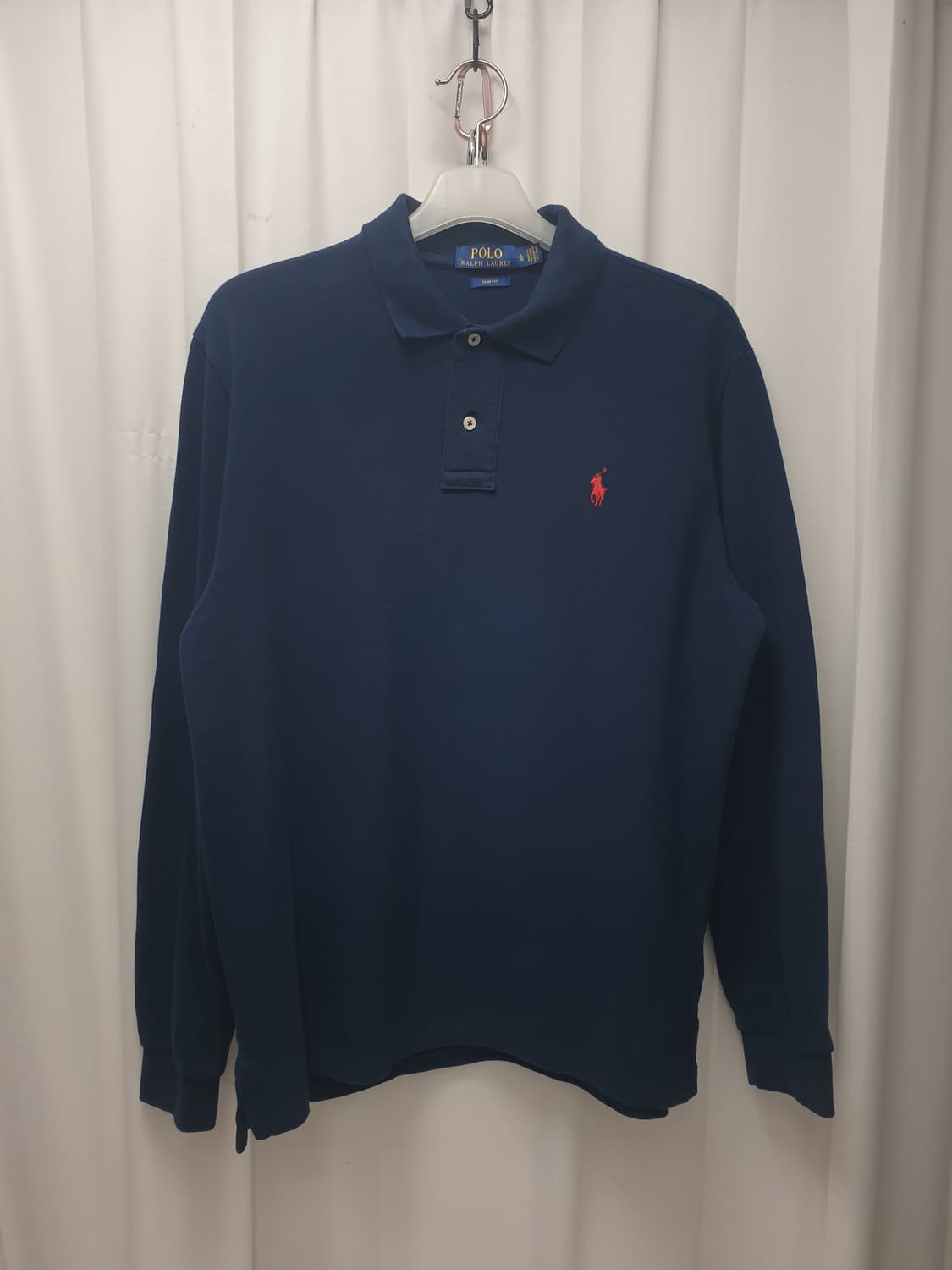 Polo 폴로 랄프로렌 네이비 긴팔 카라티 L 상품이미지1