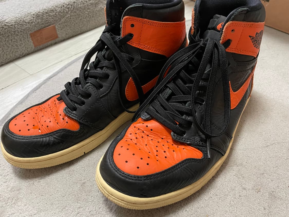 조던1 하이 백보드 3.0 무광 커스텀 260 상품이미지2