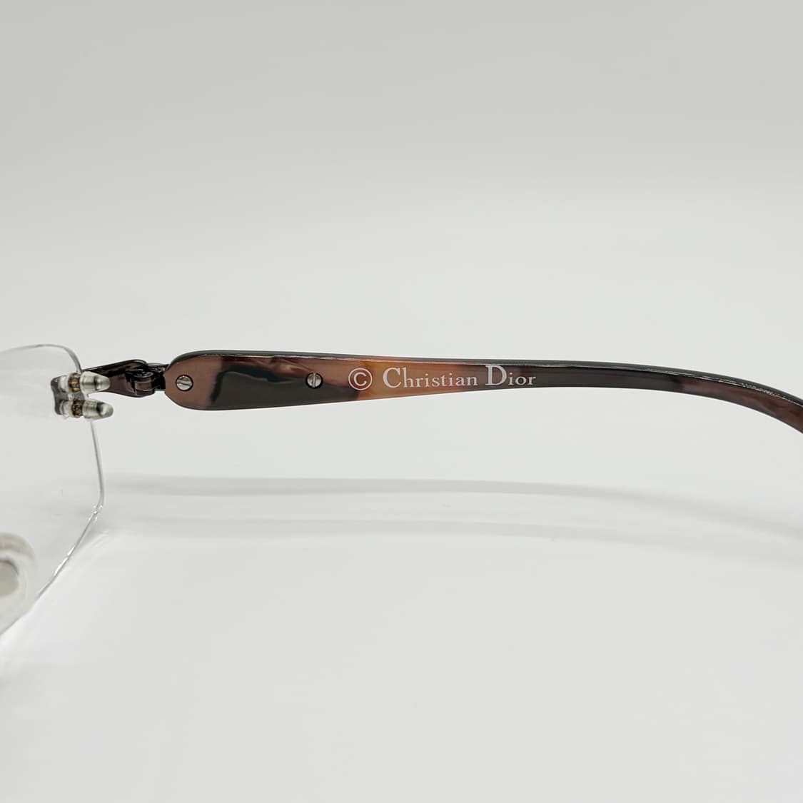DIOR 디올 브라운 사각 무테 상품이미지7